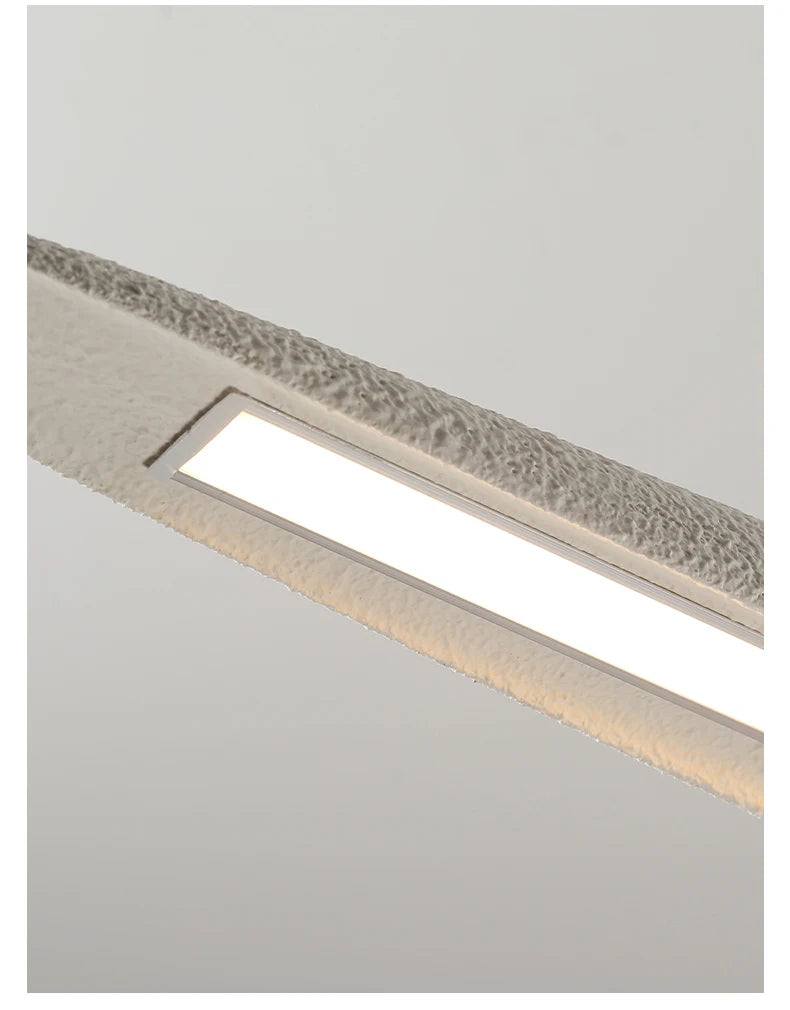 Wabi-Sabi Wood Linear Pendant Light