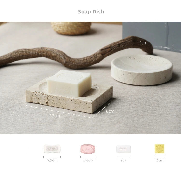 Travertine Bathroom Set
