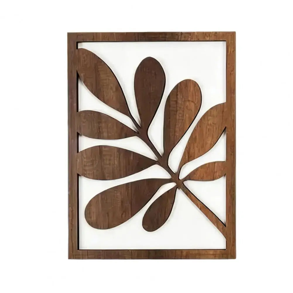 Set of 3 Boho Natural Wood Wall Sculpture