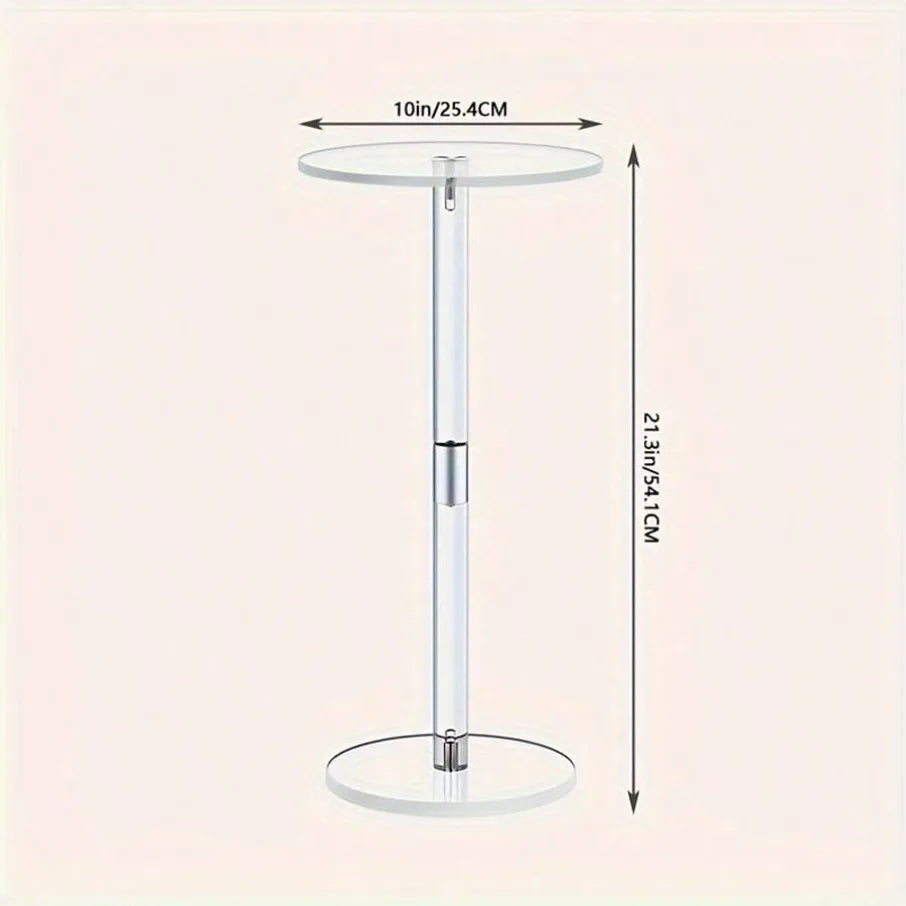 Round Acrylic Side Table