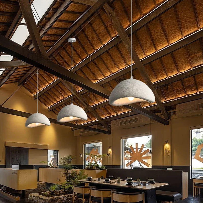 Wabi-Sabi Paper Pendant Chandelier