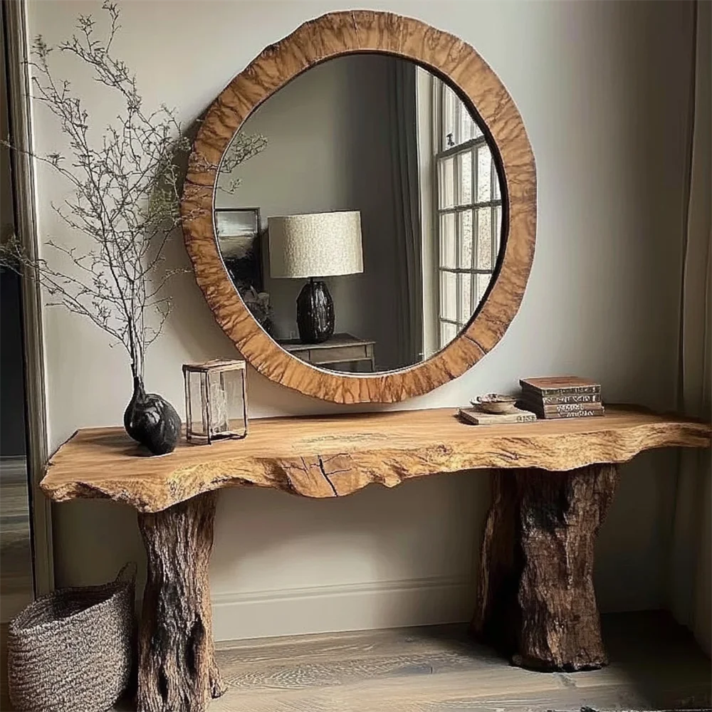Irregular Magnifying Vanity Mirror