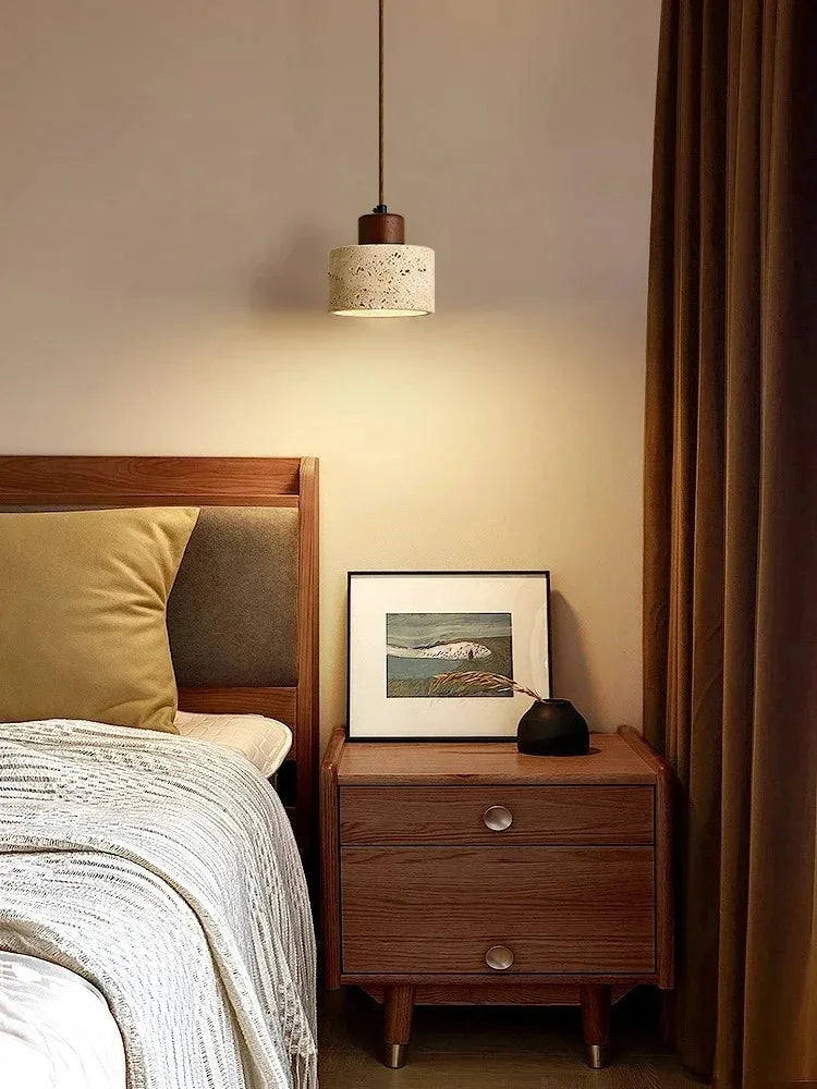 Japanese Wooden Pendant Lamp