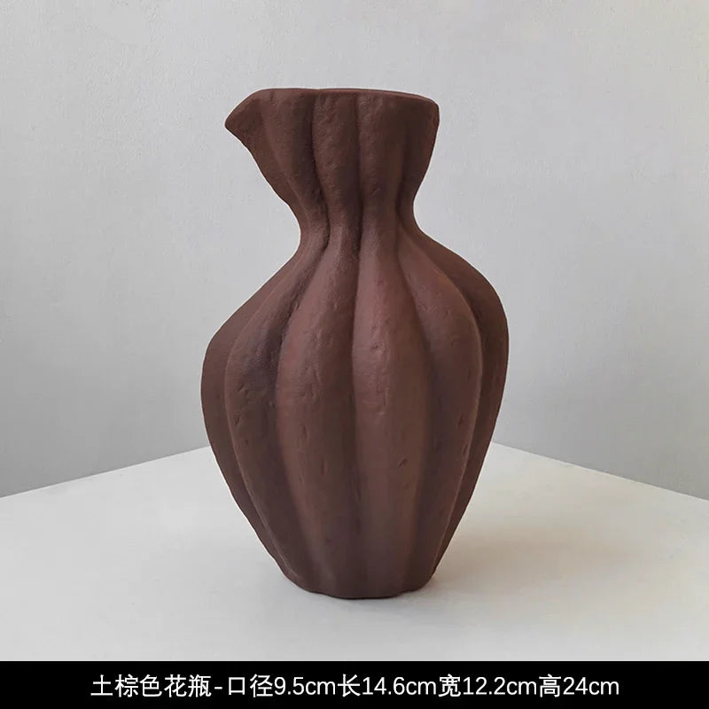 Organic Wabi-Sabi Ceramic Vase