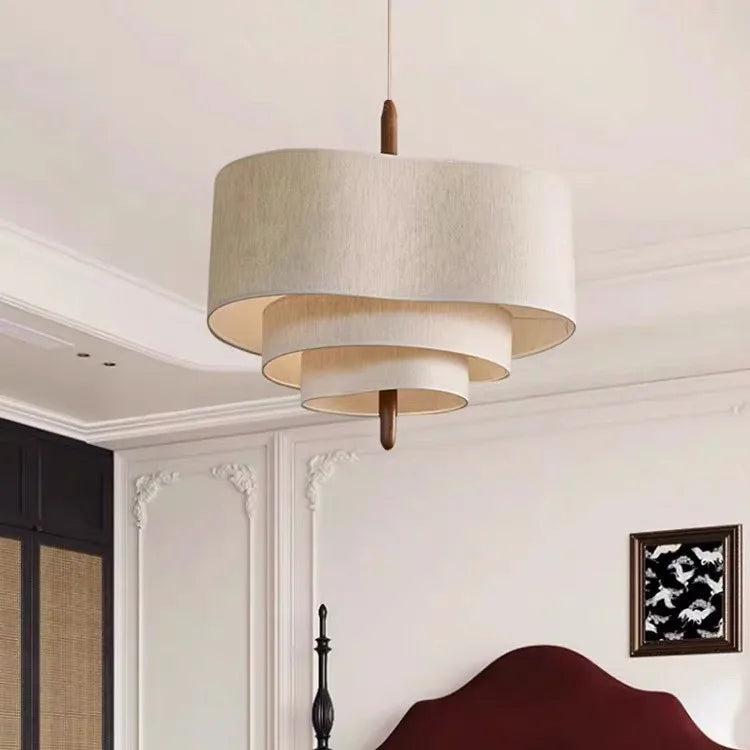 Wabi-Sabi Fabric Pendant Chandelier