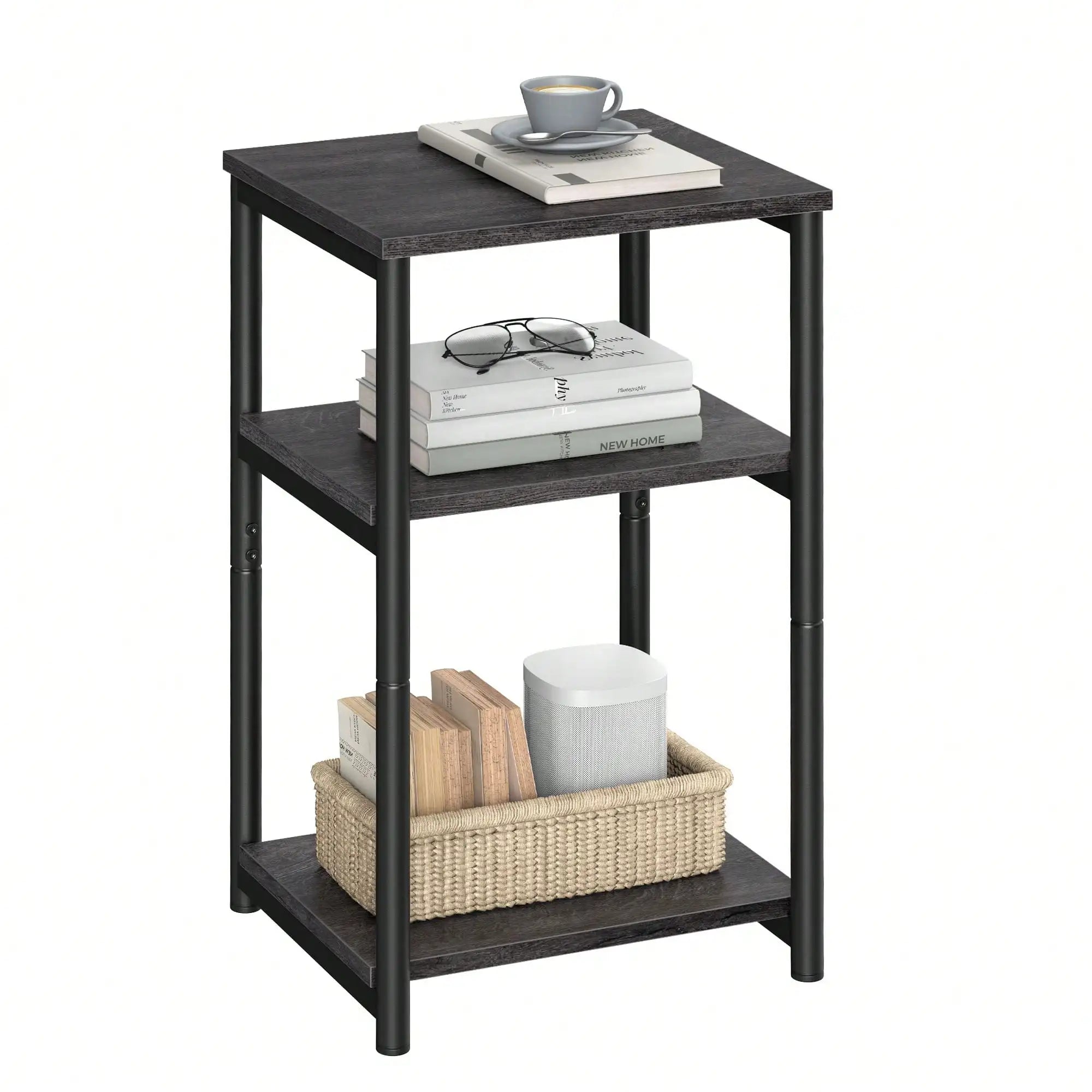 Slim Side Table Nightstand