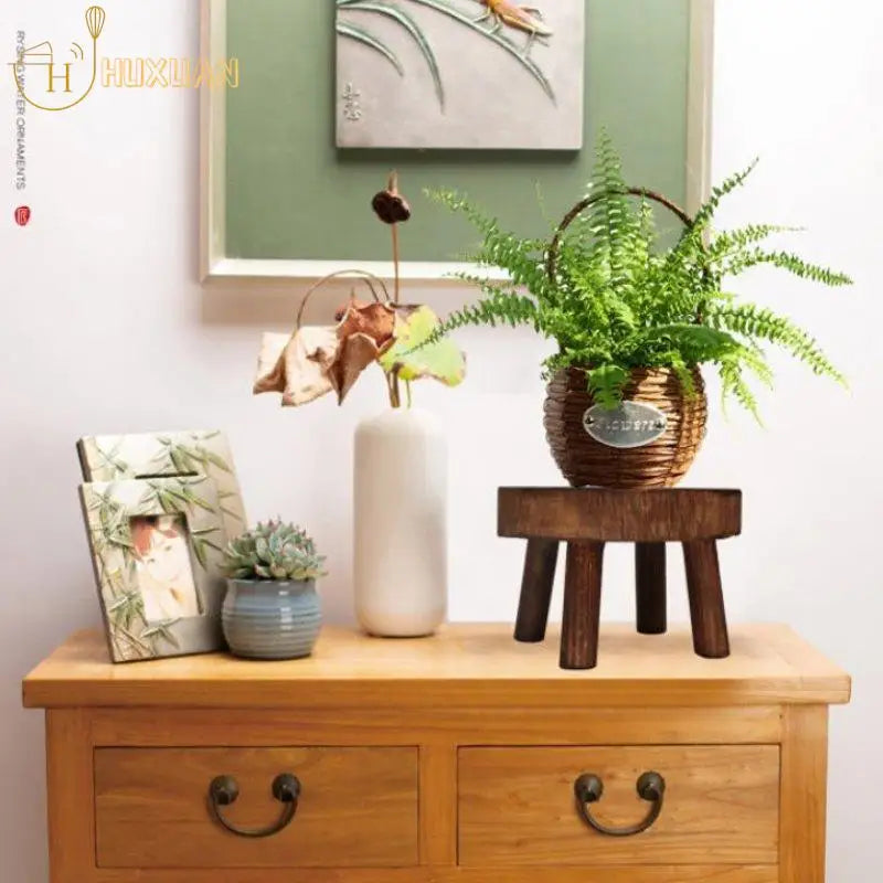 Wood Plant Stand