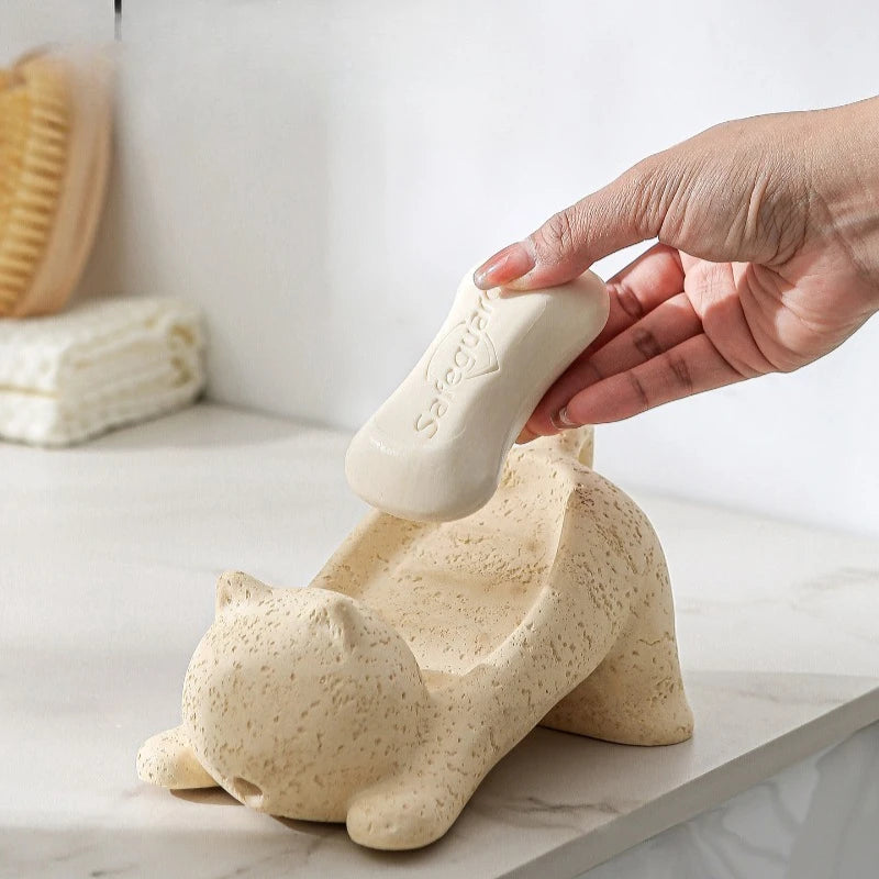 Travertine Soap Dish