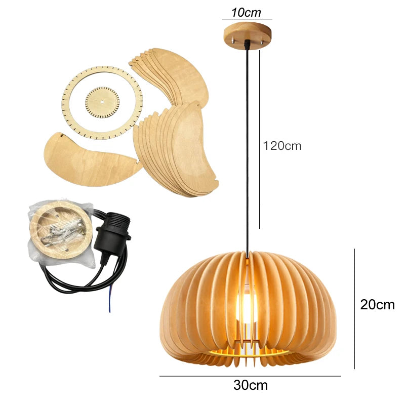 Rattan Pendant Chandelier