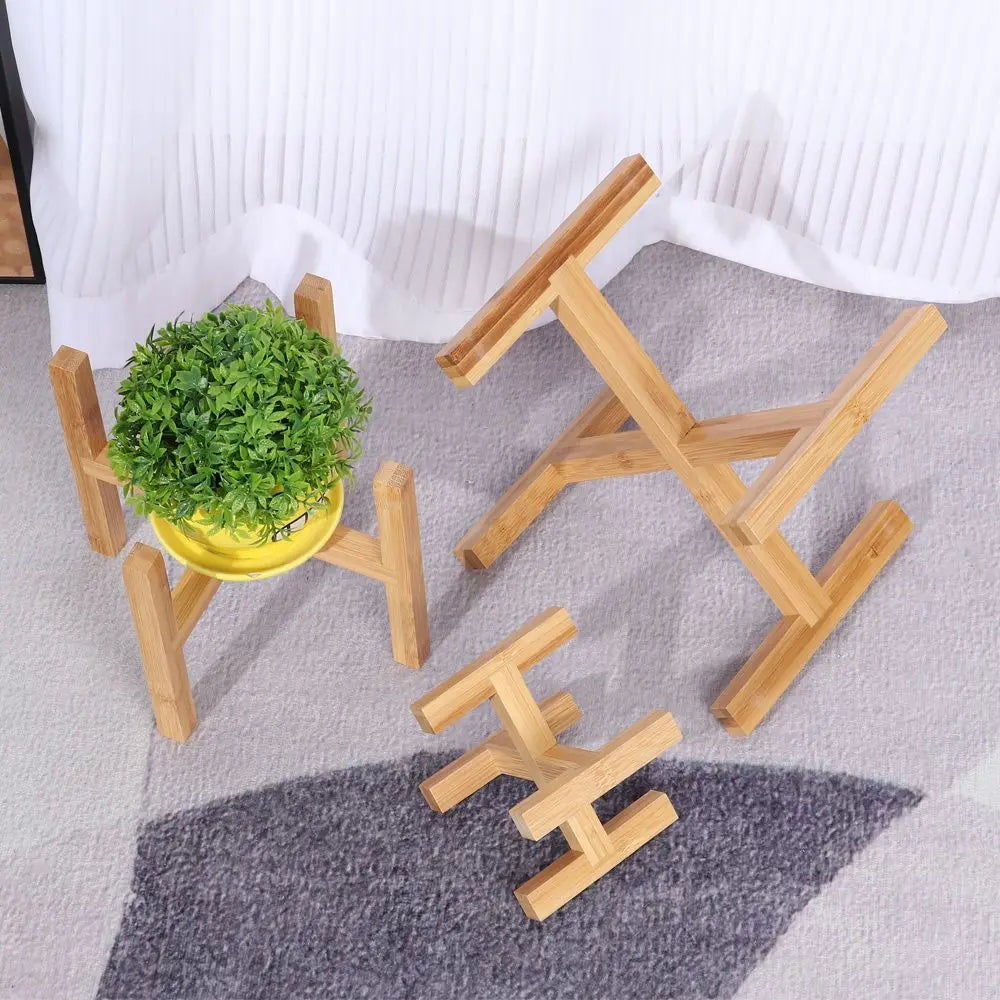 Bamboo Plant Stand