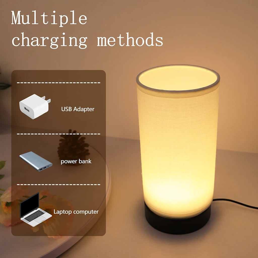 Fabric Shade Desk Lamp