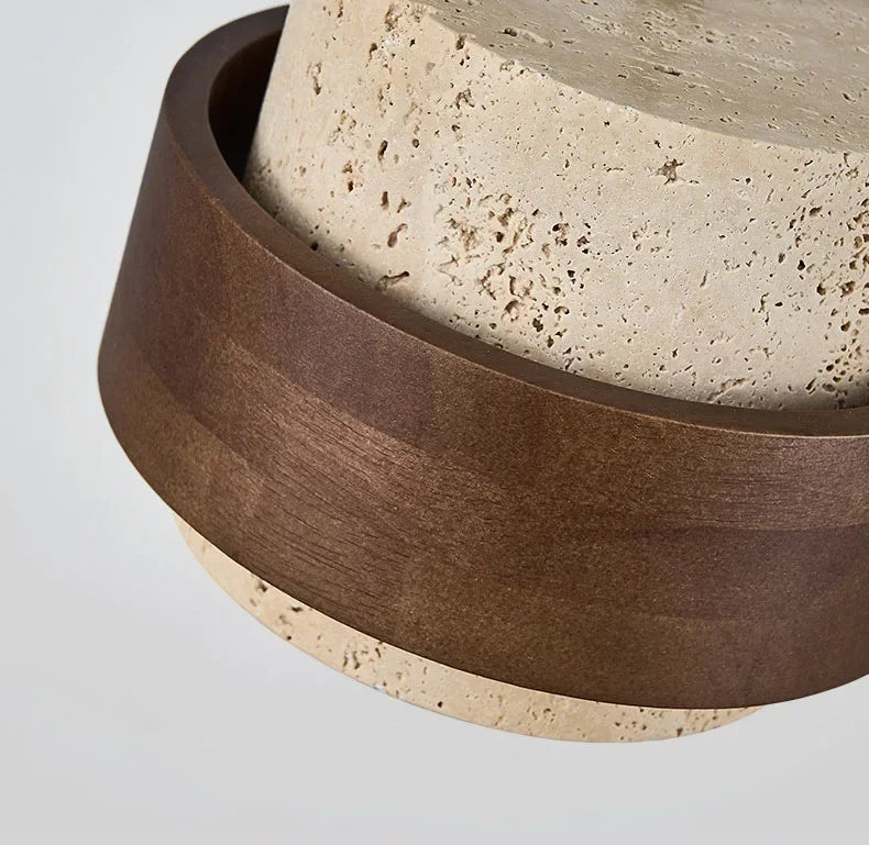 Wabi-Sabi Stone Pendant Lamp