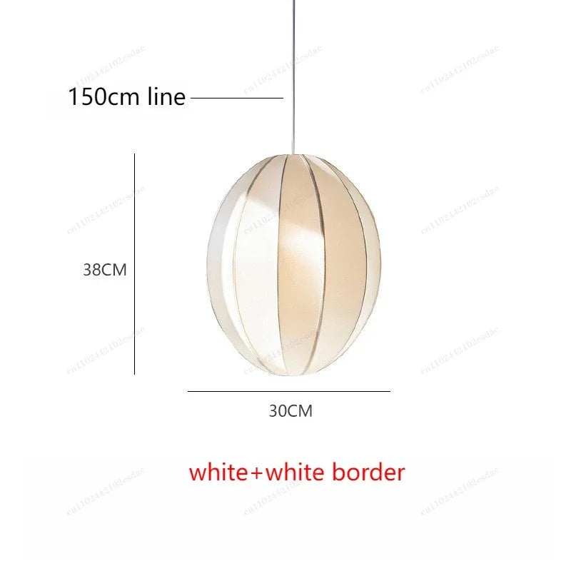 Wabi-Sabi Fabric Pendant Chandelier