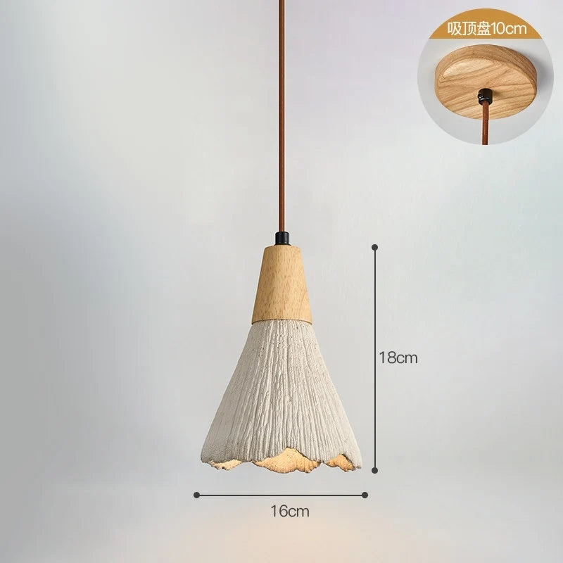 Wabi-Sabi Cement Pendant Chandelier