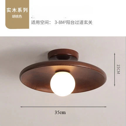 Japanese Bamboo Ceiling Light
