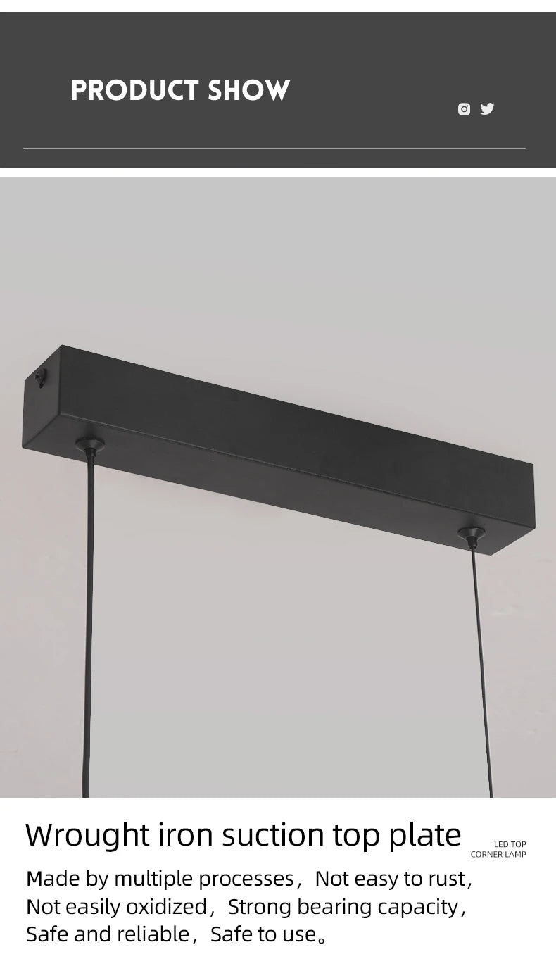 Contemporary Arc Pendant Lamp