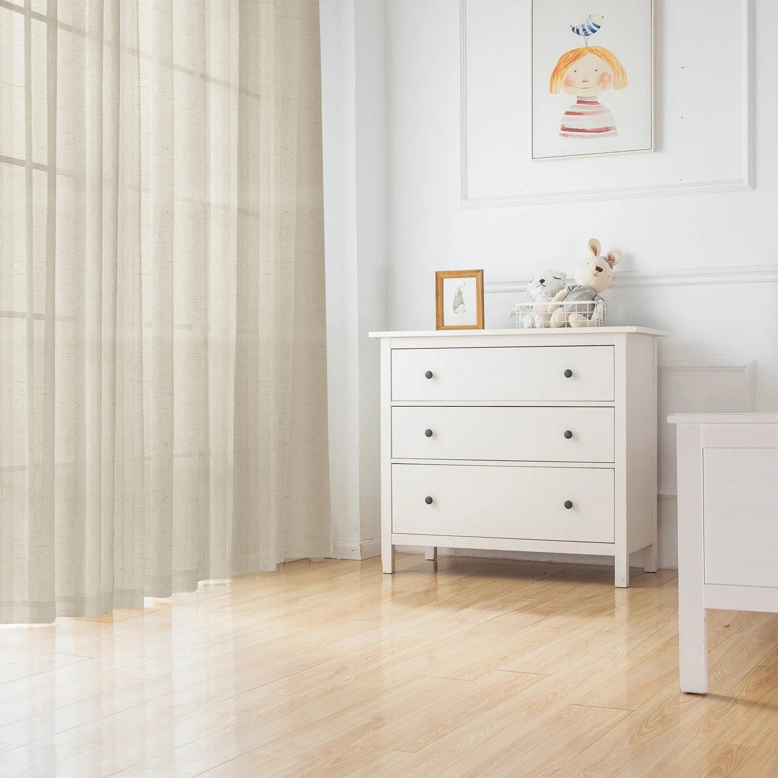 Modern Linen Sheer Curtains