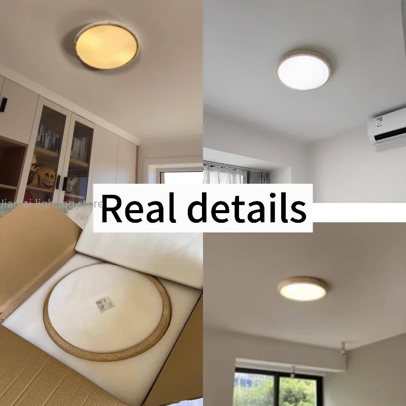 Wabi-Sabi Stone Pendant Lamp