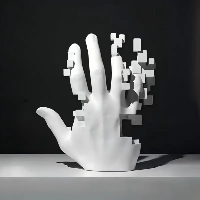 Resin Palm Sculpture
