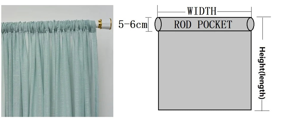 Japanese Cotton-Linen Sheer Curtains