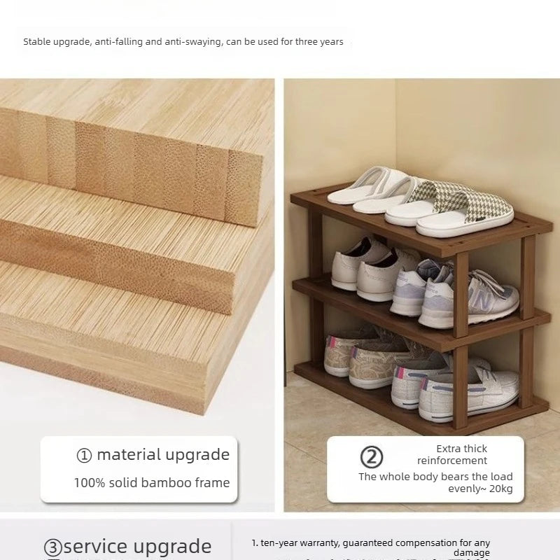 Bamboo Shoe Rack