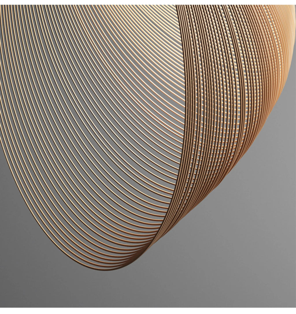 Wabi-Sabi Wood Pendant Lamp