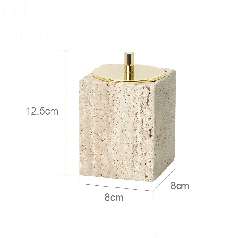 Travertine Bathroom Set
