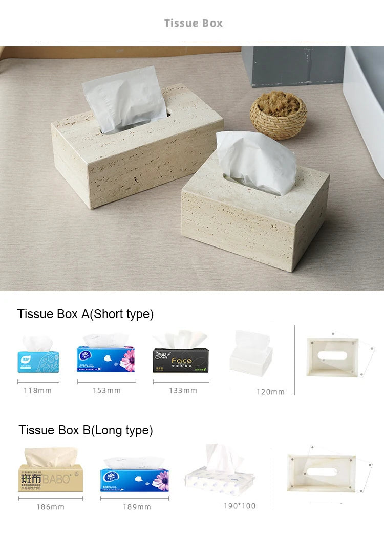 Travertine Bathroom Set