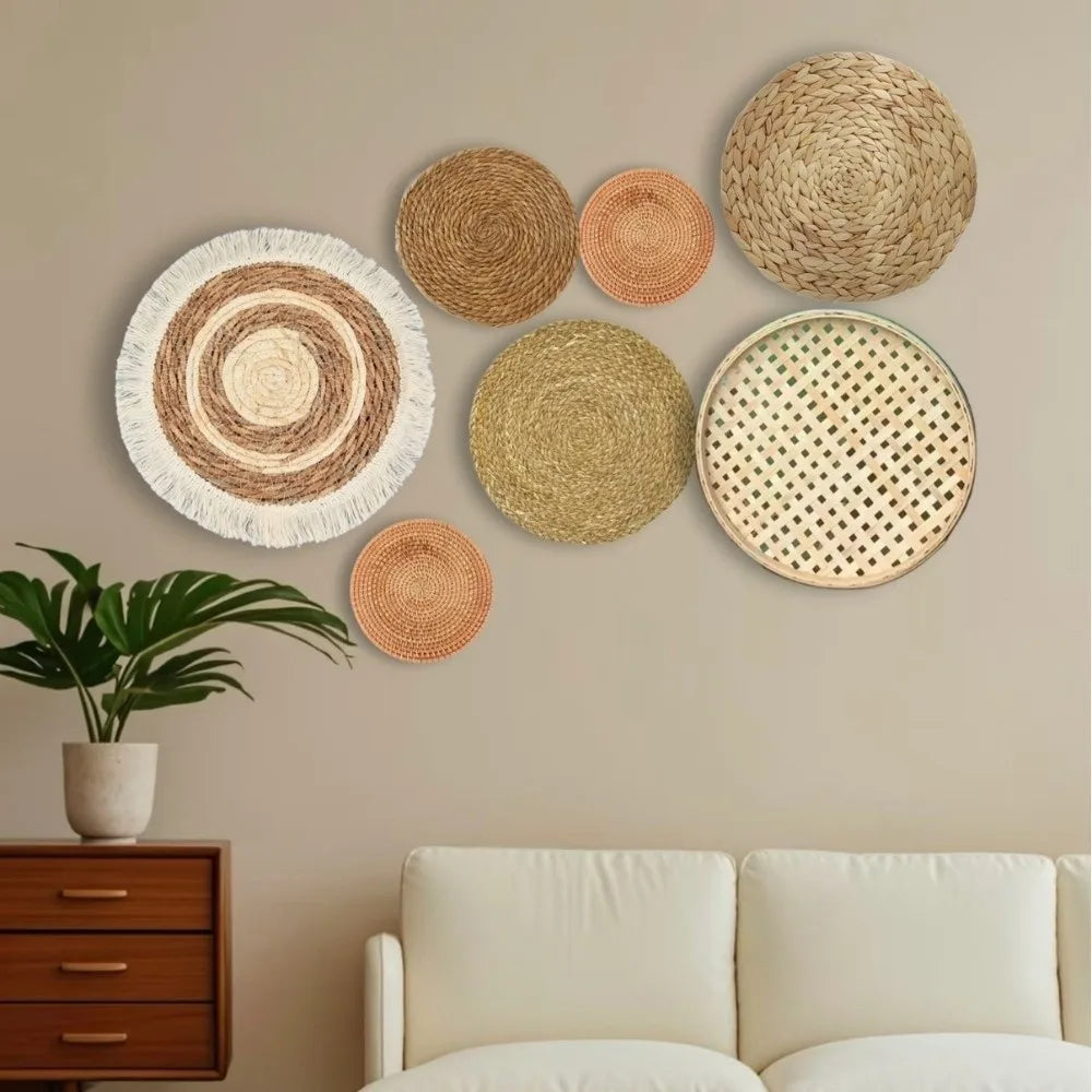 Boho Round Sage Green Macrame Wall Hanging