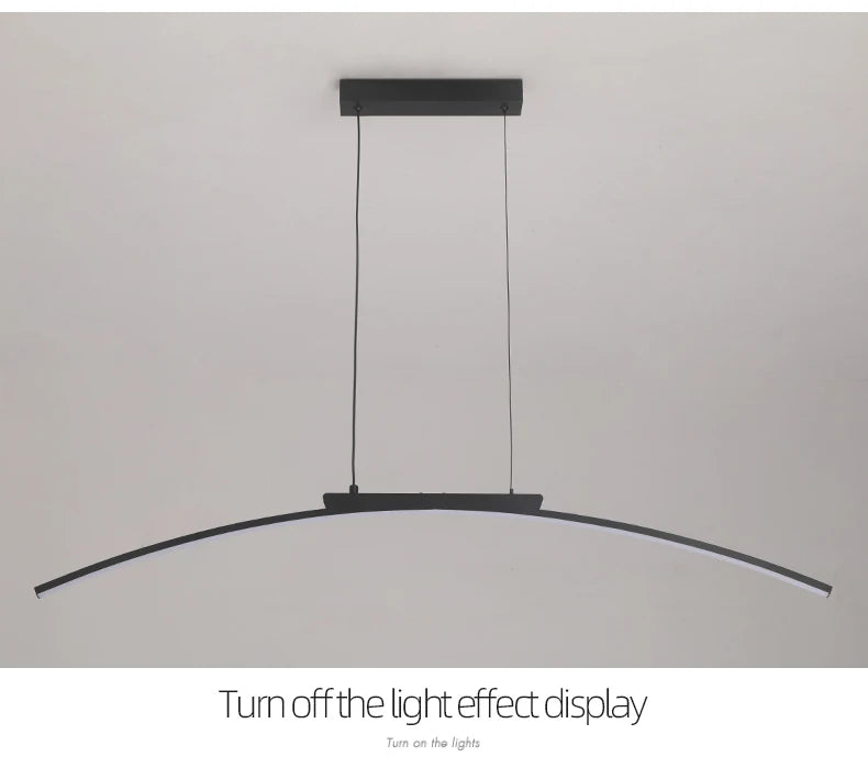 Contemporary Arc Pendant Lamp
