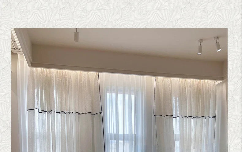 Vintage Tulle Blackout Curtains