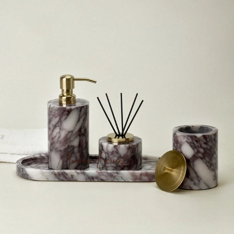 Calacatta Viola Bath Set