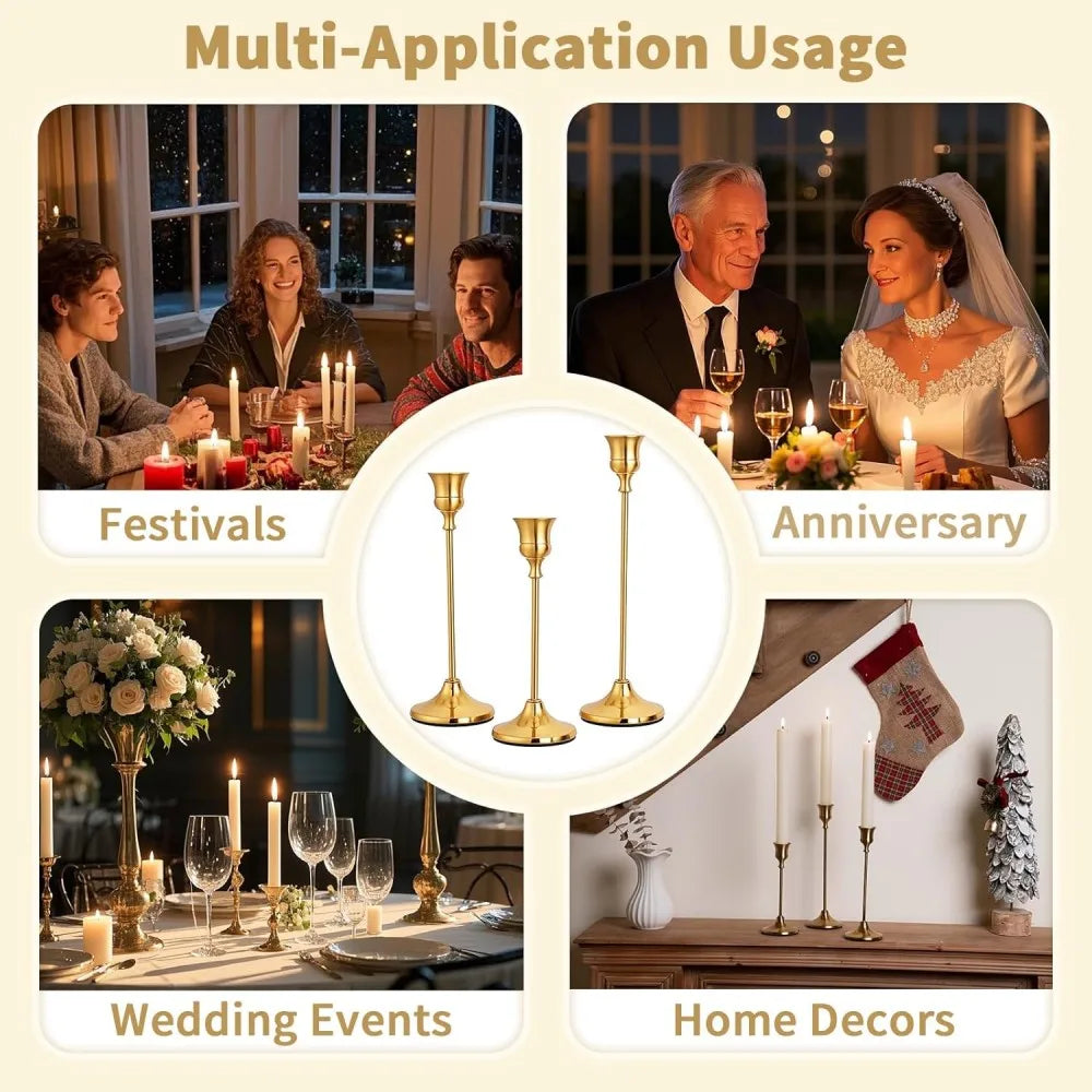 Brass Candlestick (36-Piece Set)