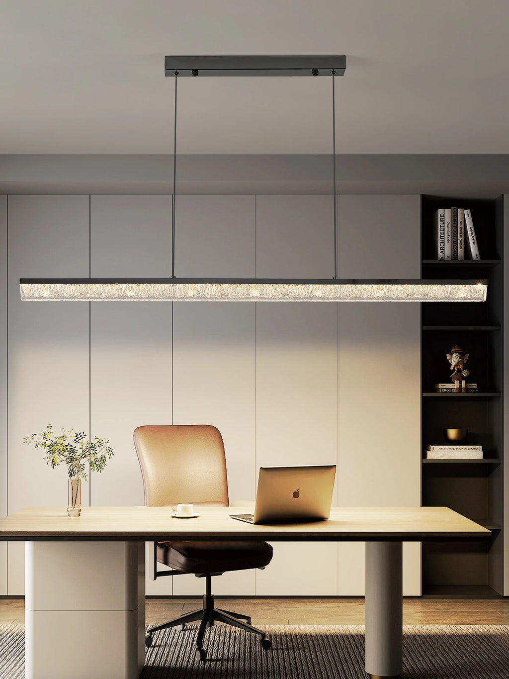 Nordic Glass Linear Pendant Light