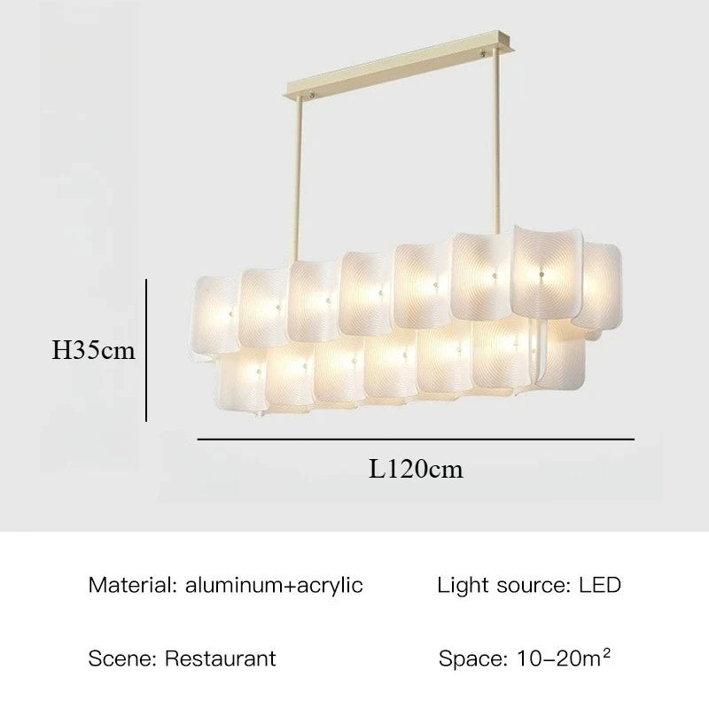 Wabi-Sabi Acrylic Pendant Chandelier
