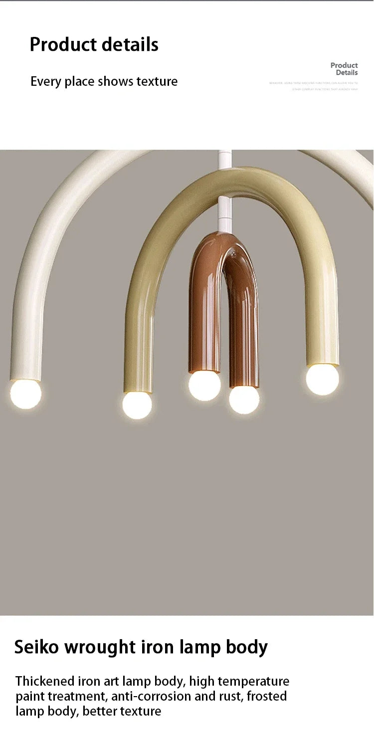 Cream-Style Pendant Chandelier