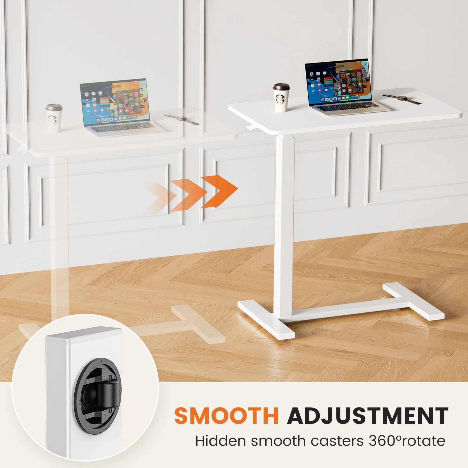 Slim Side Table Nightstand
