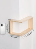 Floating Corner Wall Shelf