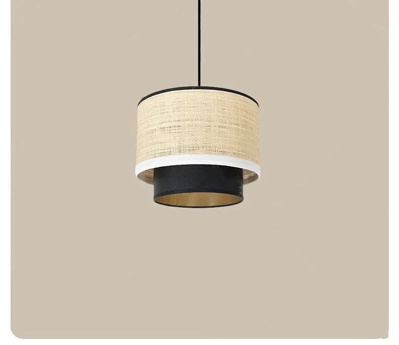 Wabi-Sabi Fabric Pendant Chandelier
