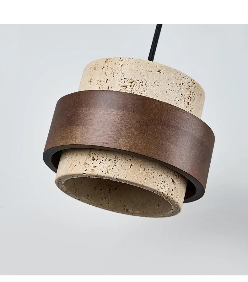 Japanese Stone Pendant Chandelier