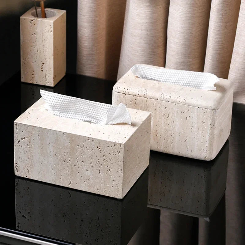 Beige Travertine 6-Piece Set