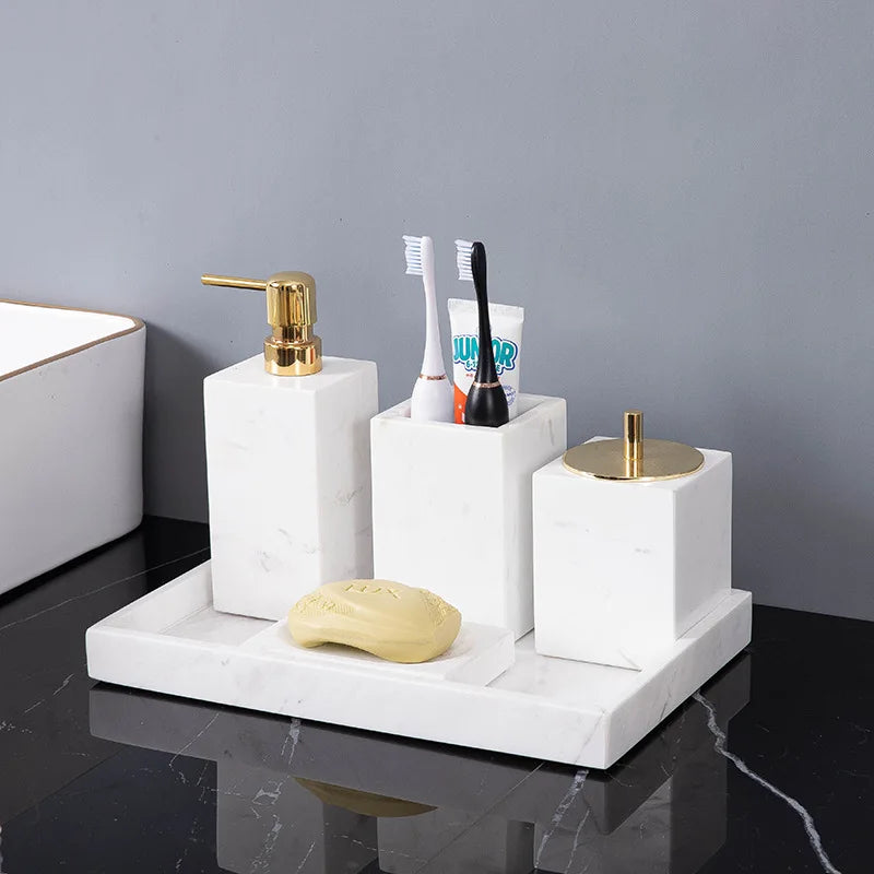 Volakos White Marble Set