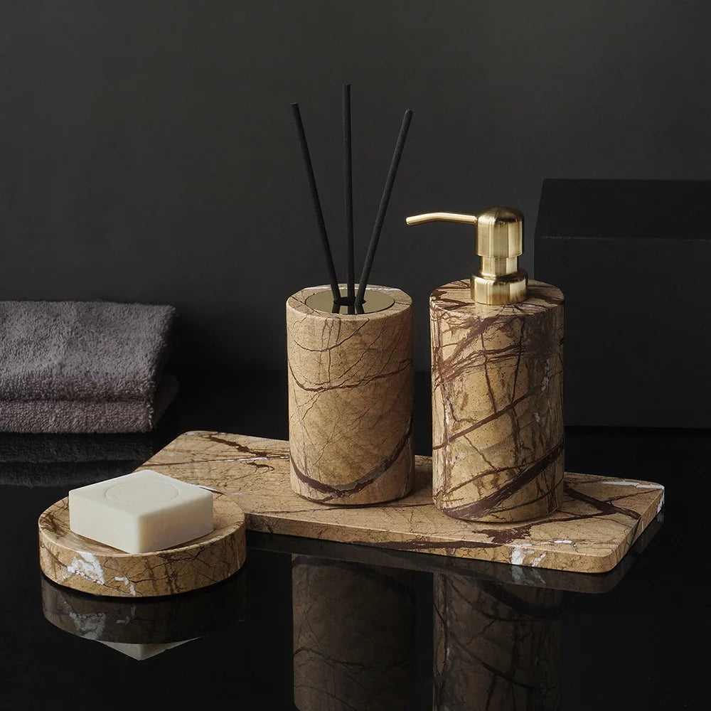 Rainforest Brown Marble Set