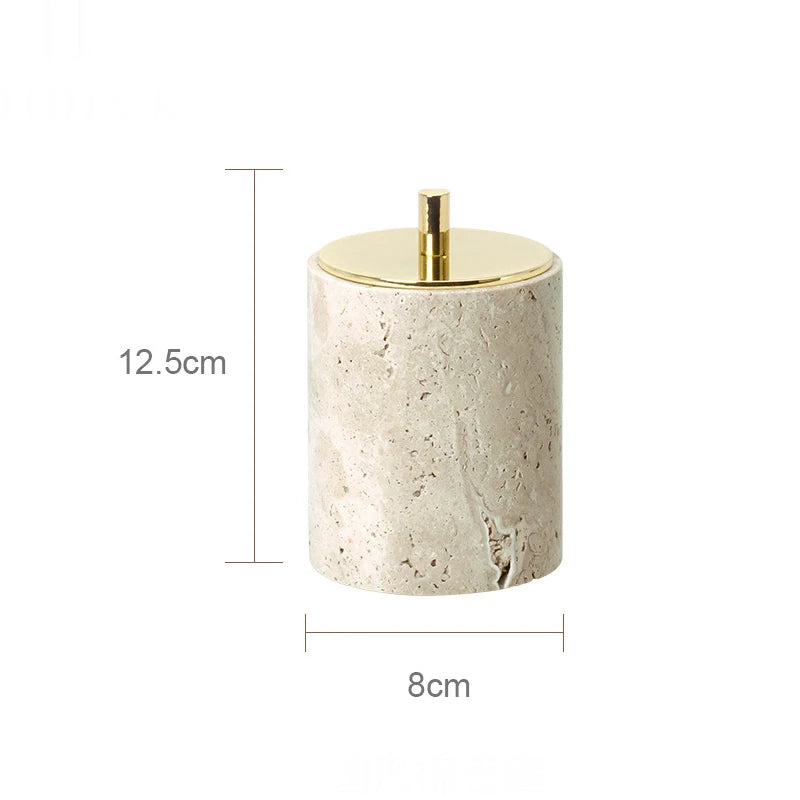 Travertine Bathroom Set
