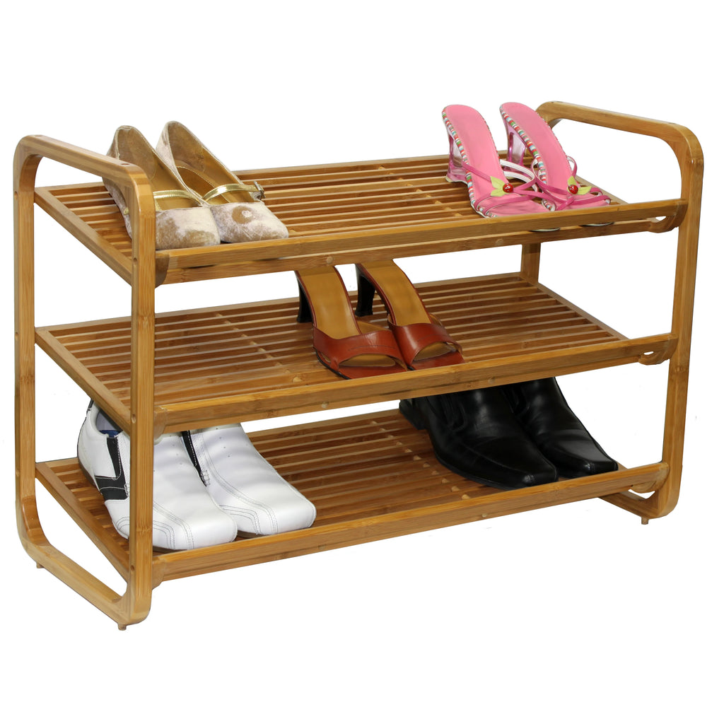 Bamboo Shoe Rack