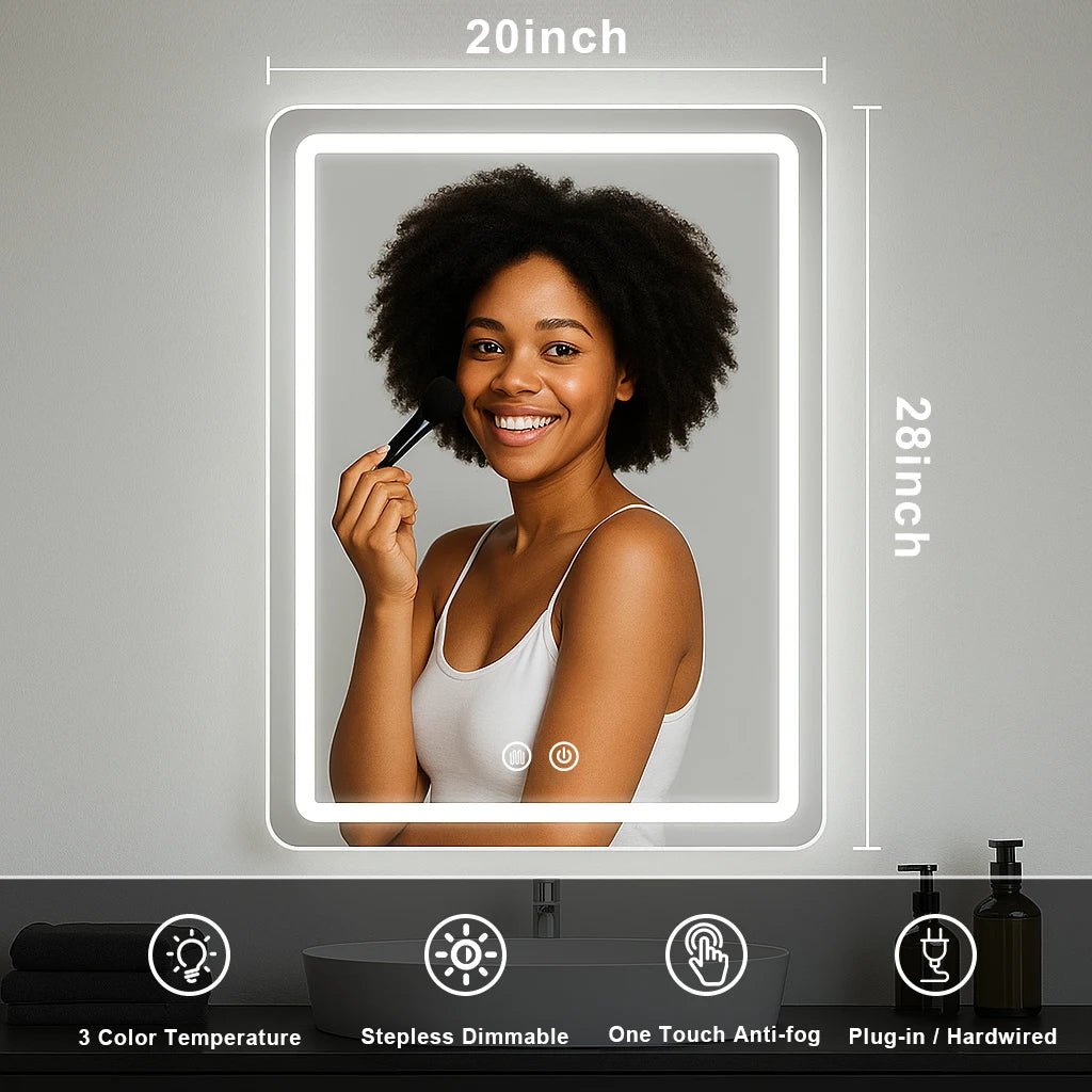Backlit LED Bathroom Mirror