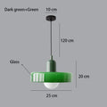 Bauhaus Glass Chandelier