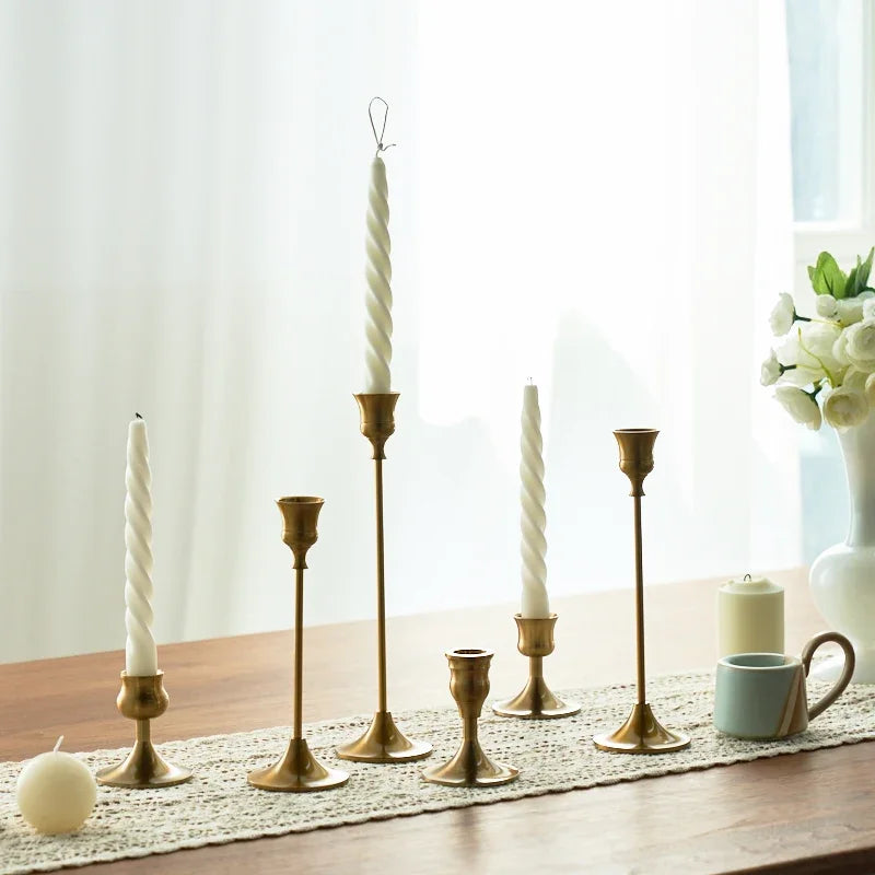 Brass Candlestick (3-Piece Set)