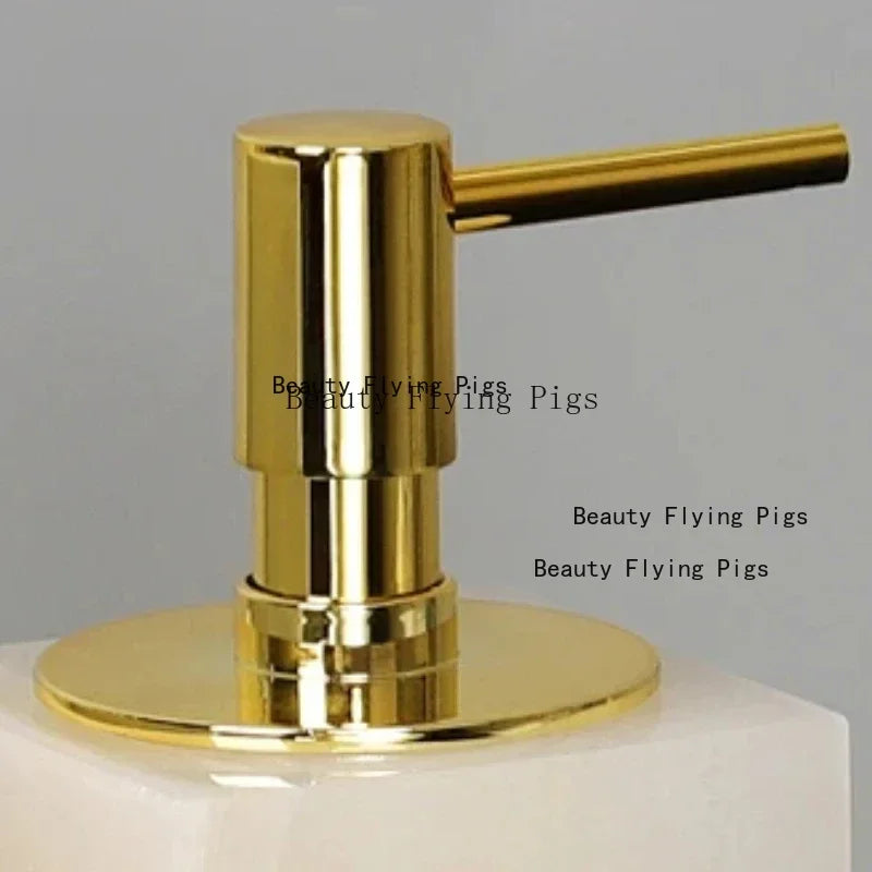 Marble & Gold Bathroom Set