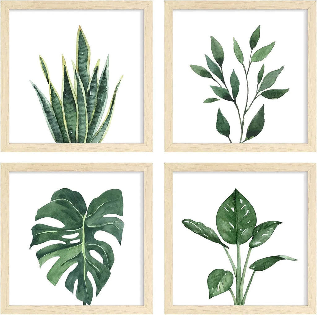 Farmhouse Sage Green Canvas Wall Art